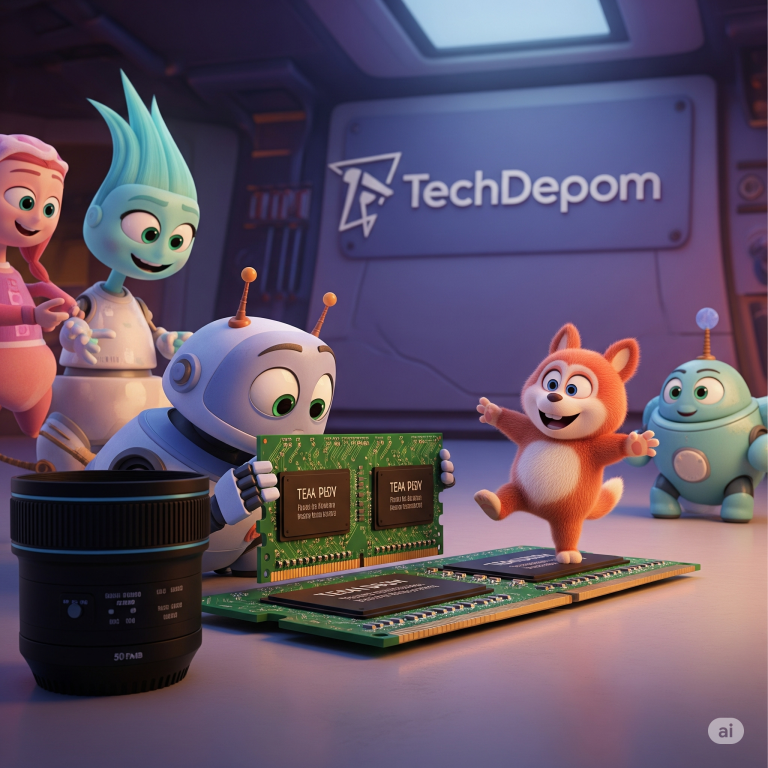 ram tanınmıyor görsel, bilgisayar ram sorunu, techdepom çözüm, donanım hataları, pixar karakterli teknik açıklama, joy sadness ram problemi, çözüm süreci techdepom, ram algılanmıyor infografik