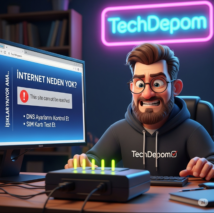 Modem Işıkları Yanıyor Ama İnternet Yok