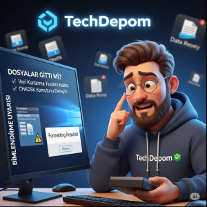 Disk Biçimlendirme İstiyor