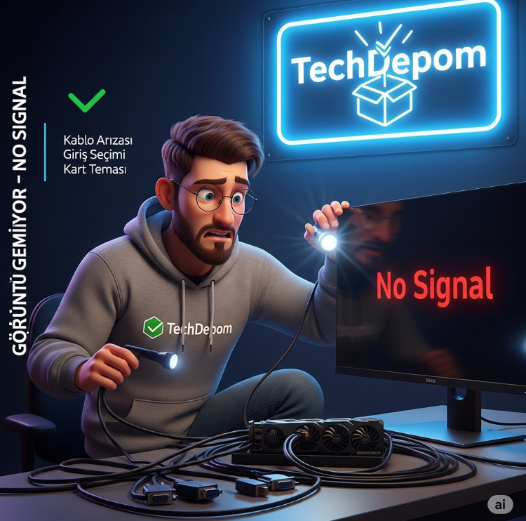 Monitör Giriş Yok Hatası (No Signal): Ekran mı, Kablo mu, Ekran Kartı mı?