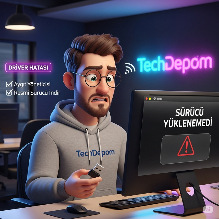 Sürücü Yüklenemedi
