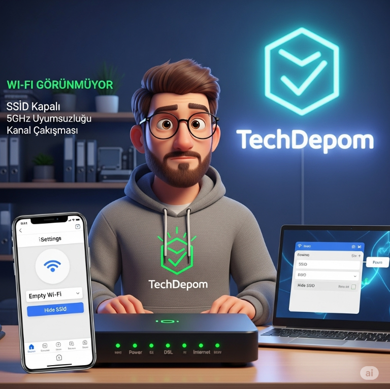 Modem Işıkları Yanıyor Ama Wi-Fi Görünmüyor: Kablosuz Ağ Neden Kaybolur?